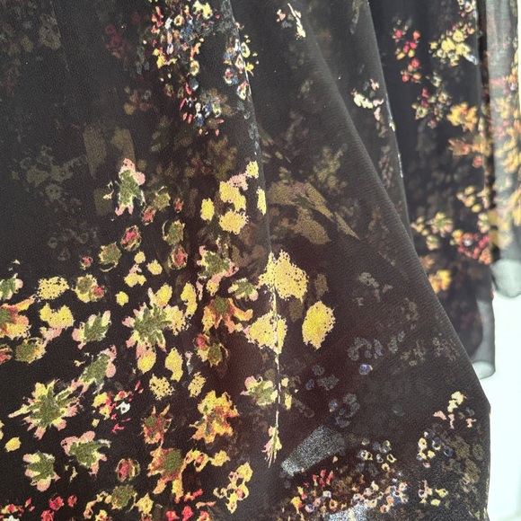 Aritzia Wilfred Beaune Pleated Wrap Midi Dress size XS - Picture 12 of 13